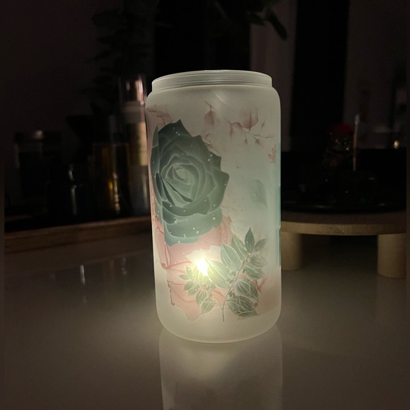 16oz Frosted Glass Pray Libbey Can - Picture 6 of 7